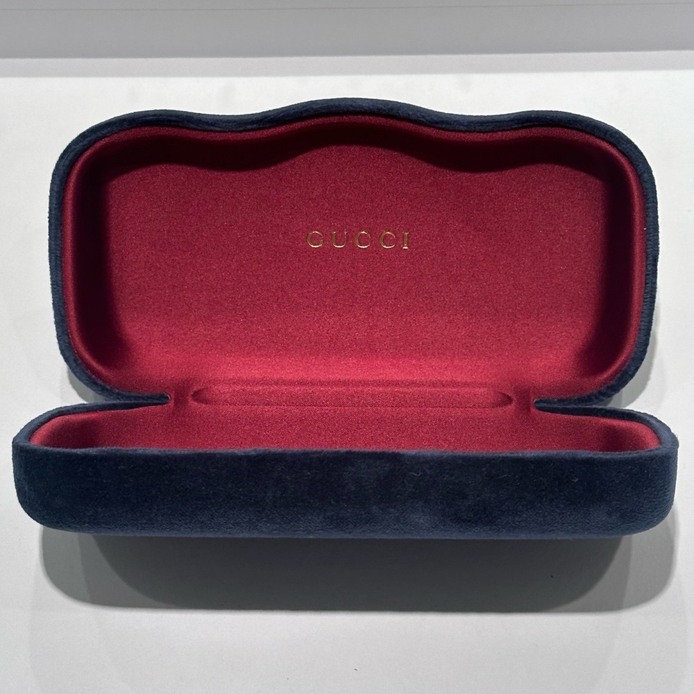 Gucci Sunglasses Case in Red and Blue